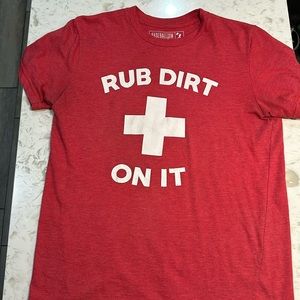 Baseballism “rub some dirt on it” tshirt unisex